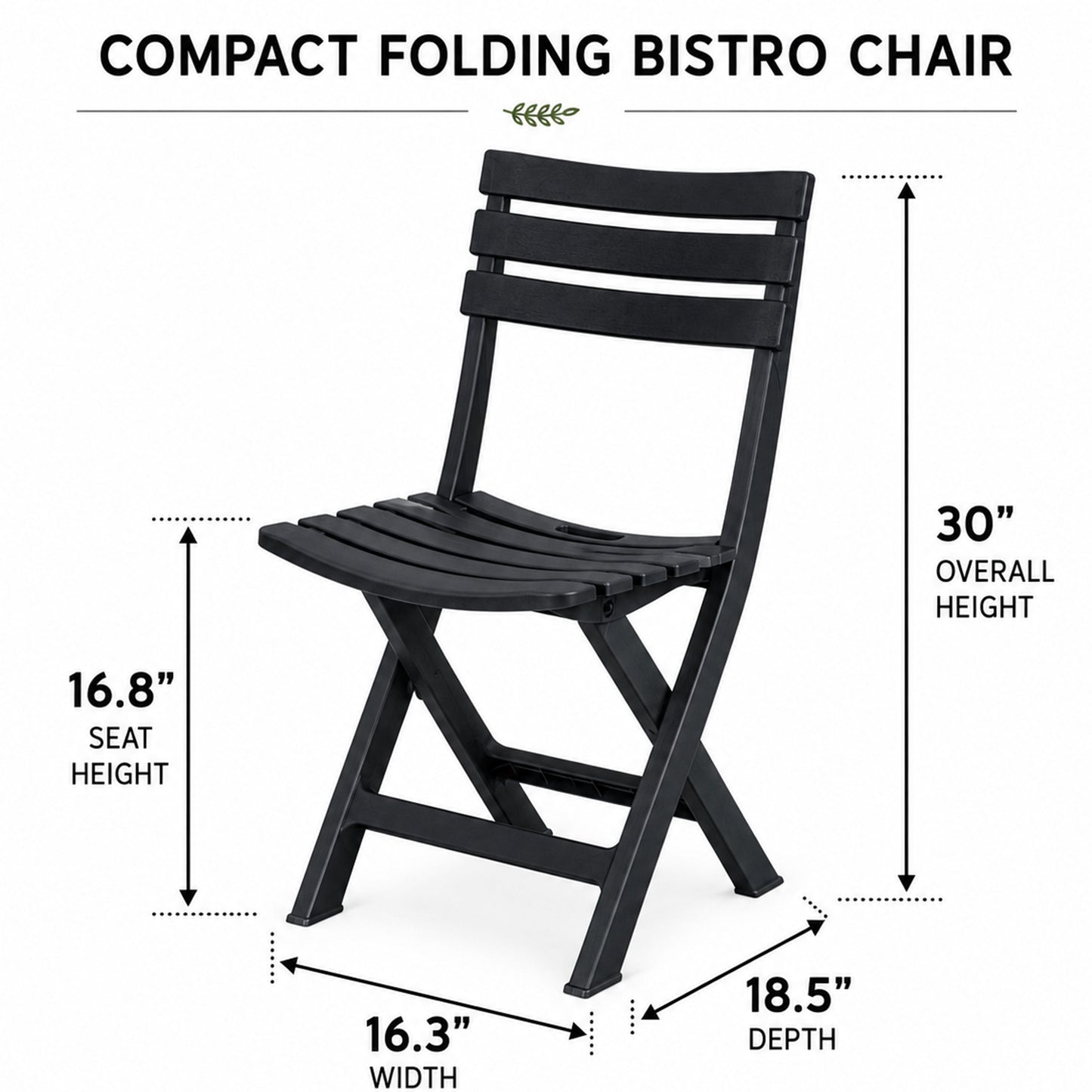 STB3021 BLACK PATIO CHAIRS