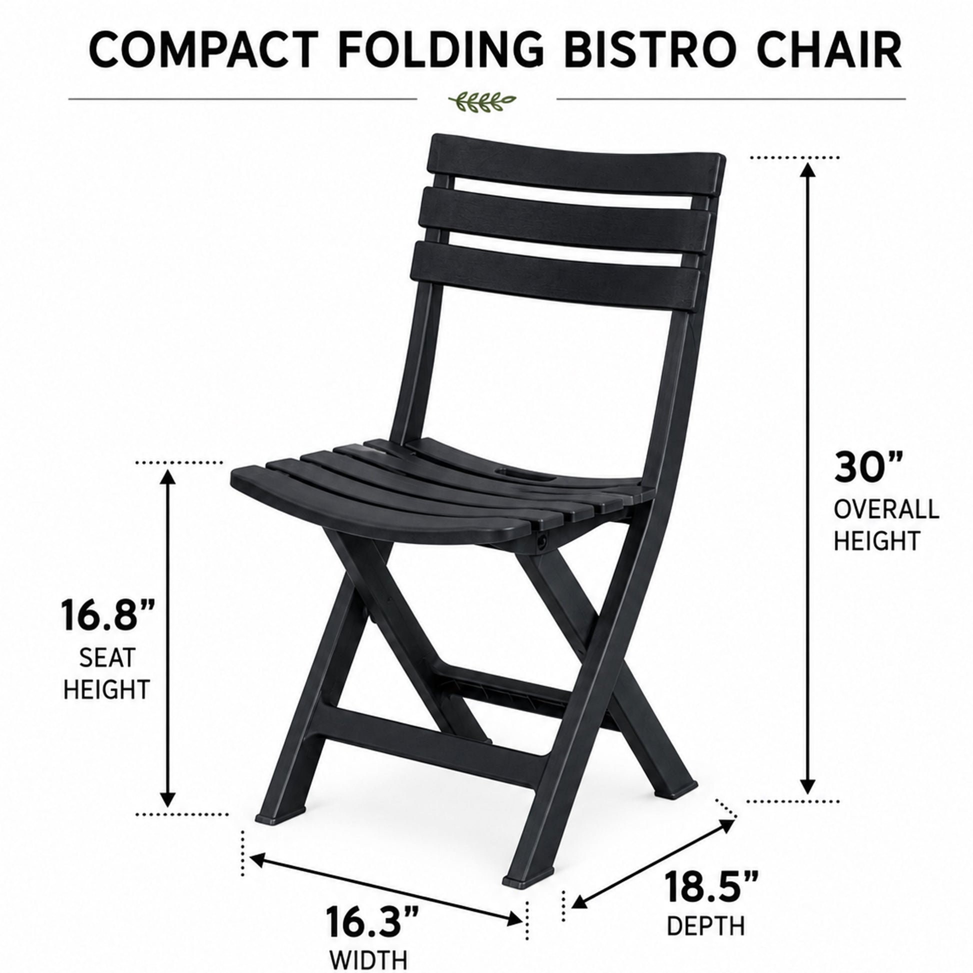 STB3021 BLACK PATIO CHAIRS