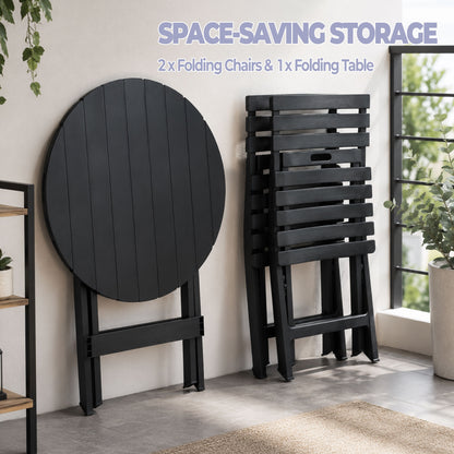STB3021 BLACK PATIO CHAIRS