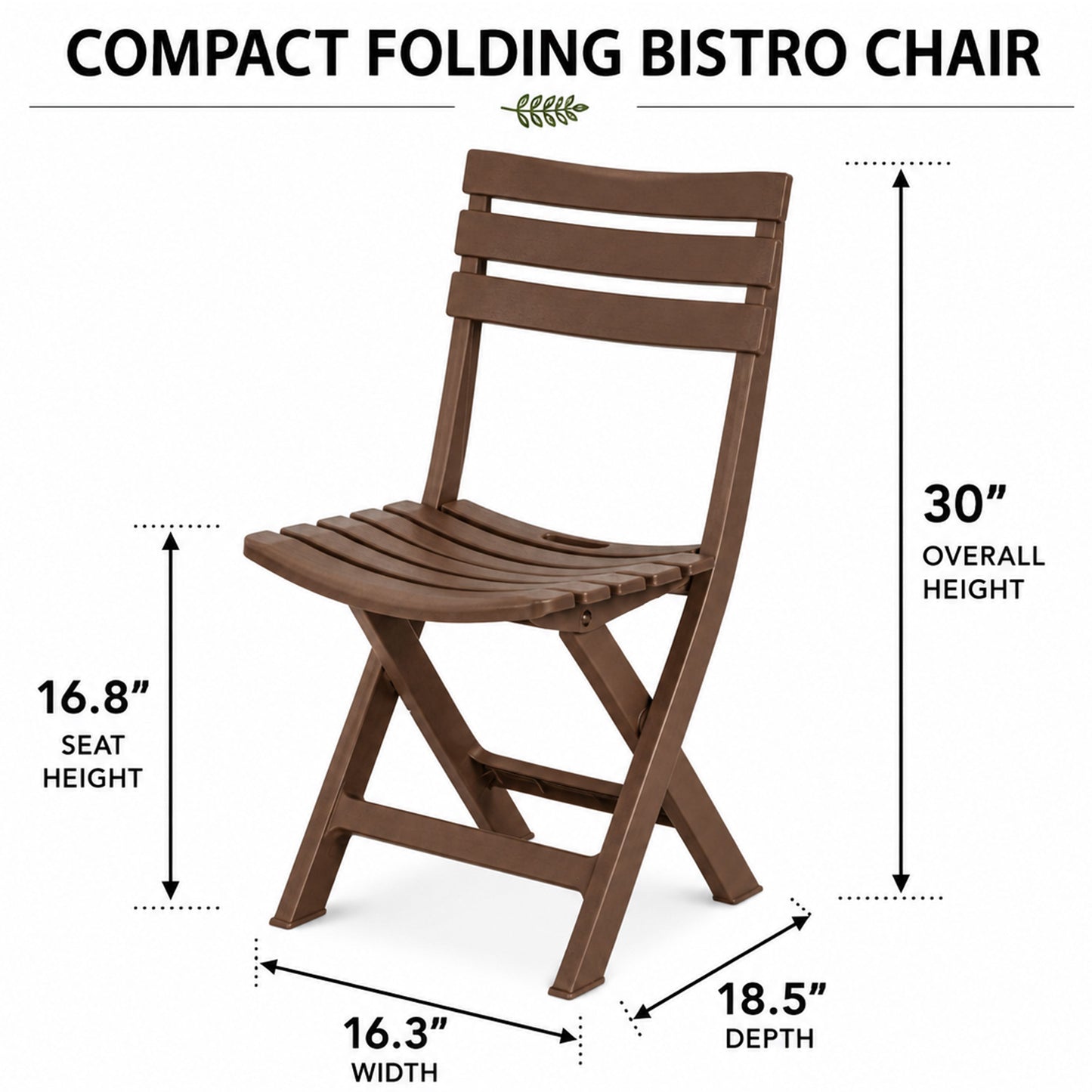 STB3021 BROWN PATIO CHAIRS