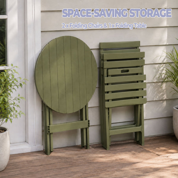 STB3021 GREEN PATIO CHAIRS