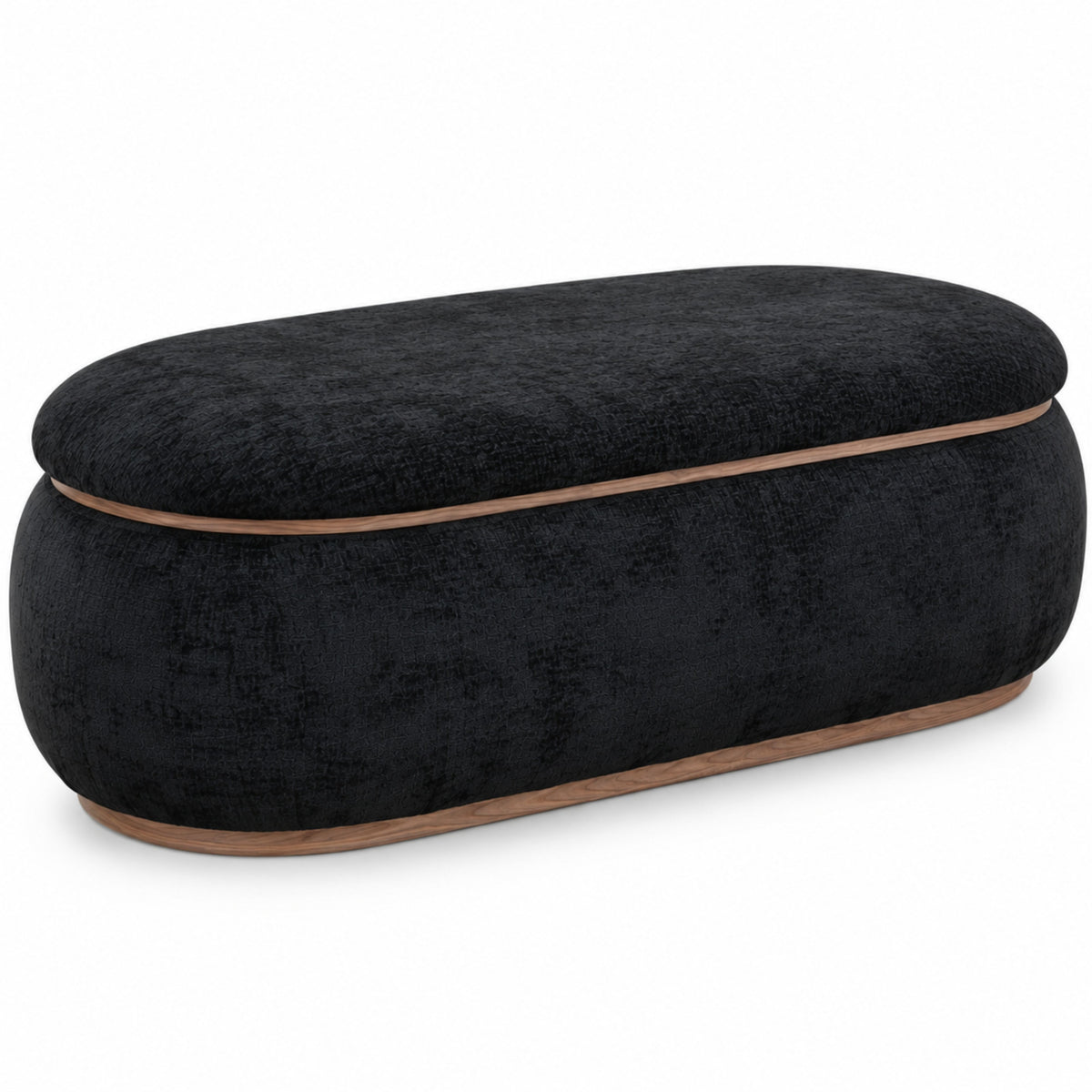 OT701 BLACK OTTOMAN
