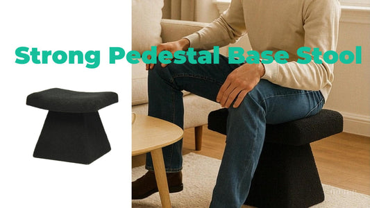 T-Shape Stool in Black - Aria Home