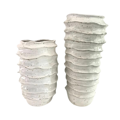 Set of Two Modern Ceramic Vases | Gift | Modern Vase | Home Decor | Holiday Gift